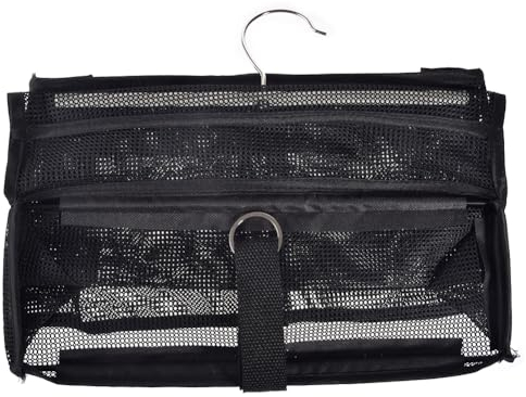 Oldmoom Tragbare Duschtasche Mesh, Duschtasche Tragbare Dusch Netz Tasche, Strandtasche Reisen Aufbewahrungstasche, Badezimmer-Hänge-Netz-Taschen-Halter für Babywannen-Spielzeug