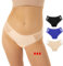 Relixa Periodenunterschwäsche mit Spitze perioden Unterhosen Damen und Mädchen Perioden Slip Damen Menstruationsunterwäsche Period Underwear, 1 schwarz 1 blau 1 beige, Spitze, L