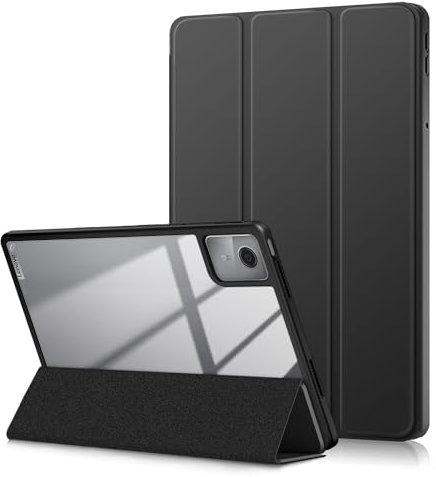 Xuanbeier Coque Hybride Compatible avec Lenovo Tab M11 TB330FU 11pouces Tablet Étui Housse de Protection avec Porte-Stylo et Mise Auto Réveil/Sommeil,Noir