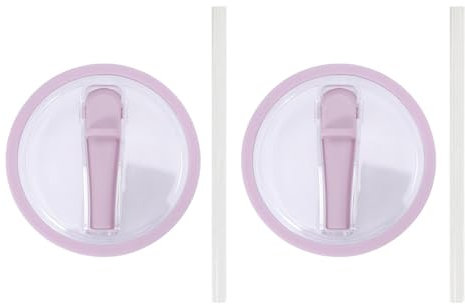 Lot De 2 Couvercles De Rechange Compatibles Avec STA_NLEY Cup,couvercle STA_NLEY Cup Etanche,40 Oz STA_NLEY Tumbler Lid Replacement Réutilisables, Anti-fuite Et Anti-poussière, Avec Paille