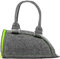 Somime Iron Carrying Bag Compatible with Oliso Irons, Protective Iron Storage Bag Travel Carrying Case Fits Most Mini Size Irons, Grey & Green