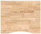 vidaXL Schreibtischplatte Unbehandelt 100x80x2,5 cm Massivholz Eiche, Arbeitsplatte, Küchen Arbeitsplatte, Ersatztischplatte, Tischplatte
