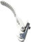Oshhni Snowboard Bindung Teile Schnalle Strap Snowboard Bindung Reparatur Ersatzteile Hohe Kompatibilität Strap in Bindung System, Schwarz