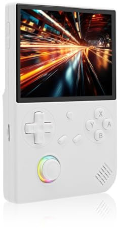 AURUM RG40XXV Handheld Spielkonsole, Retro Konsole mit 4 Zoll-IPS-Display 60 Hz, Emulatoren für PS1, PSP, N64, GBA etc., 64 GB, 5.000 Spielen, 1.5 GHz, 1 GB RAM, 3200 mAh Akku,WiFi,HDMI,TV-Output