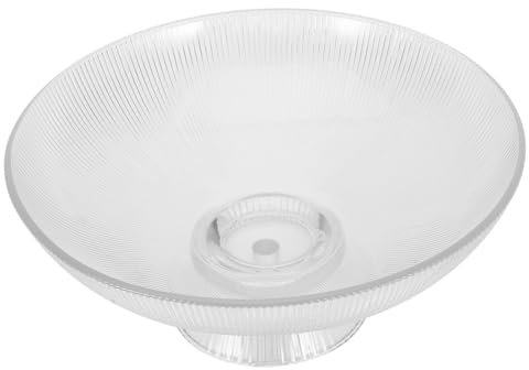 ABOOFAN Assiette à Fruits Sur Pied Verre Transparent Saladier Pour Présentation Claire Bol à Pied Pour Comptoir De Cuisine