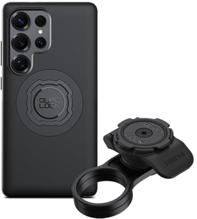 Quad Lock Support téléphone de vélo pour Pivot de Potence avec Coque MAG pour Samsung Galaxy S25 Ultra