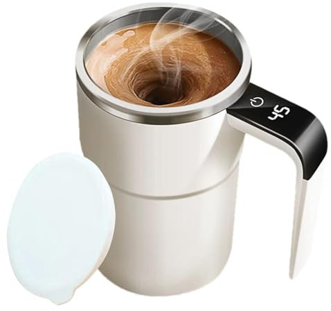 Electric Blend, Automatic Mixing Cup, Automatic Teaspoon Mixing - Electric Coffee Cup Mixture, Refillable Blend, Stirring Cup