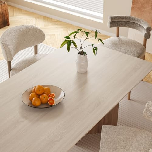 VEELIKE Klebefolie Eiche Weiß Tapete Holzoptik Möbelfolie Holz Tapeten Arbeitsplatte Küche 40 cm × 300 cm Selbstklebende Tapete Schlafzimmer Schrankaufkleber Badezimmer Möbelfolie Eiche Abwaschbare