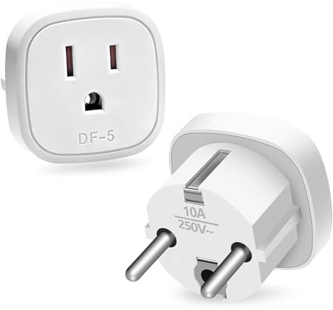 2 Stück Steckdosenverteiler Ohne Kabel,universal,für Büro, Zuhause, Reisen