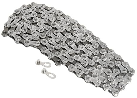GFDSGRE Fahrradkette 6/7/8/9/10 Geschwindigkeit MTB Fahrradkette 116L mit Schnellverbindung for Mountainbike-Fahrradteile(CN-HG40)