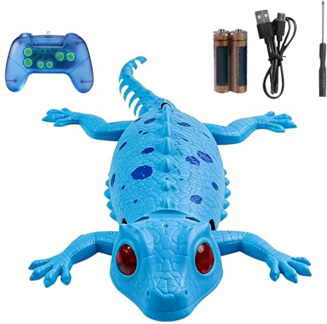 Gecko Wandkriechendes Spielzeug – ferngesteuerte wiederaufladbare Roboter, Lichtklettern, Geckos Roboter, interaktiver Roboter an der Wand | Gecko Wandkriechenspielzeug für Jungen und Mädchen, Spiel