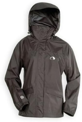 Tatonka Essential Damen Alcona Jacket Regenjacke, Gre 36, schwarz