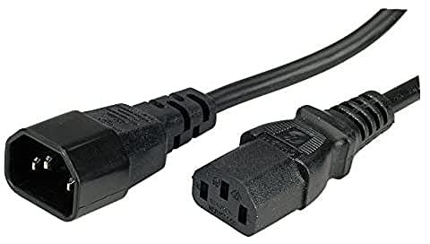 VALUE Câble de raccordement d'appareils, IEC 320 C14 - C13, noir, 1,8 m