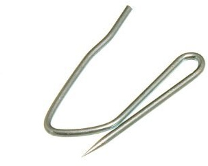 CURTAIN TAPE PINCH FRENCH PLEAT GOBLET PIN HOOKS (pack of 1000)