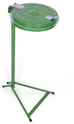 kaiserkraft | Müllsackständer | Standgestell | für Volumen 120 l | grün | Stahldeckel