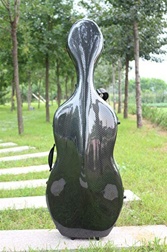 cassa per violoncello 4/4 fibra di carbonio Full size rigida di luce forte sostegno 4.5 kg 300 kg a pressione