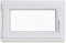 Kellerfenster - Kunststoff - Fenster - weiß - BxH: 90 x 45 cm - DIN links - 2-fach-Verglasung - Lagerware