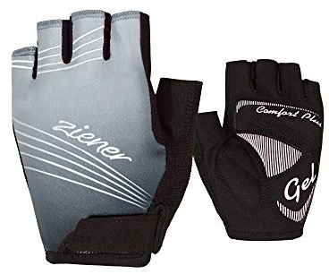 Ziener Damen SMU 20-Bike 222 Fahrrad-/Mountainbike-/Radsport-Handschuhe | Kurzfinger - atmungsaktiv/dämpfend, Black, 6