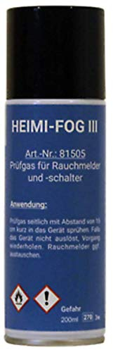 Heimlich Prüfaerosol FogIII Prüfspray Spray Prüfgas Testspray Rauchmelder 200 ml