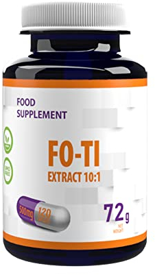 Fo-Ti (He Shou Wu) Extrakt 10:1 (5000mg Äquivalent) 120 Vegan Kapseln, Laborgeprüft, Hochdosiert, Nicht GVO, keine Füllstoffe oder Zusatzstoffe