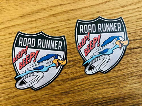 2X Roadrunner BEEP BEEP Set Aufkleber Sticker Hot Rod Custom Auto Oldschool Se50