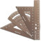 Kytpyi dreieck lineal set, 4 stück 15cm lineal set aluminium ruler set schüler lineal geometrie set schule lineal set schule geometrie set für architekten ingenieure zeichner designer schüler