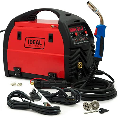 Ideal™ Tecno MIG 234 Pulse 4 x 4 MIG/MAG WIG - Saldatrice sinergia 200A a doppio battito 4 x 4