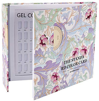 120 Bâtons D'affichage D'art D'ongle, Plaques de Nuancier de Vernis à Ongles, Nuancier de Gel D'ongle, Tableau D'affichage de Vernis à Ongles