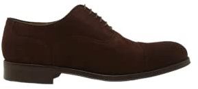 SILBON Zapato Clásico Ante Cordones Marrón para Hombre Talla 43