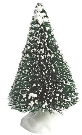 LGT Bristle/Bottle Brush Snowy Christmas Tree 45mm (3pk) or 62mm (12pk) Cake Cupcake Decoration/Topper (12 x Bristle Trees)