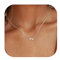 Chriscoco Kette mit Buchstabe 𝐒𝐢𝐥𝐛𝐞𝐫 𝟗𝟐𝟓 Halskette mit Buchstaben Gold/Silber Kette Damen Hypoallergene Herzkette Anfangsbuchstaben Silberkette Damen - Mit Schmuckschatulle