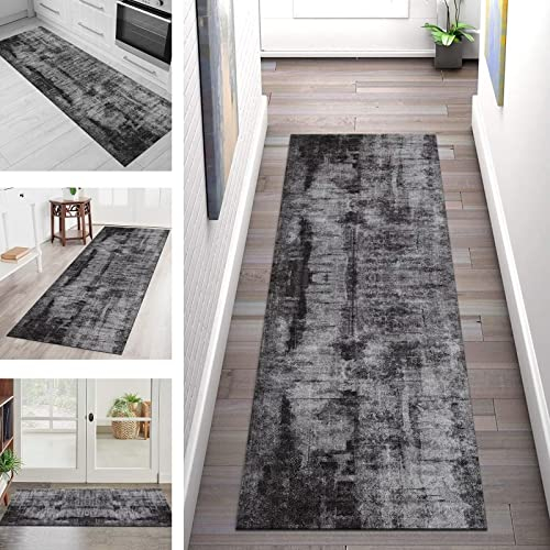 Teppichmatten Läufer Teppich Lang Flur Küche rutschfest Waschbar 80X150CM Polyester 3D Küchenläufer Modern Asbtrakt Korridor Teppichläufer Flur Schlafzimmer Meterware Eingang Wohnzimmer Flurläufer