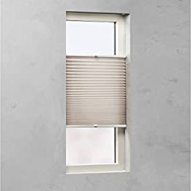 Plissee Fein Lichtdurchlässig Taupe 75 x 220