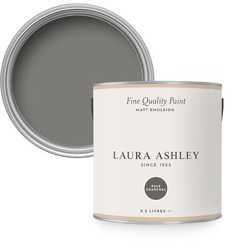 Laura Ashley Wandfarbe Pale Charcoal Matt 2,5L | 17 x 17