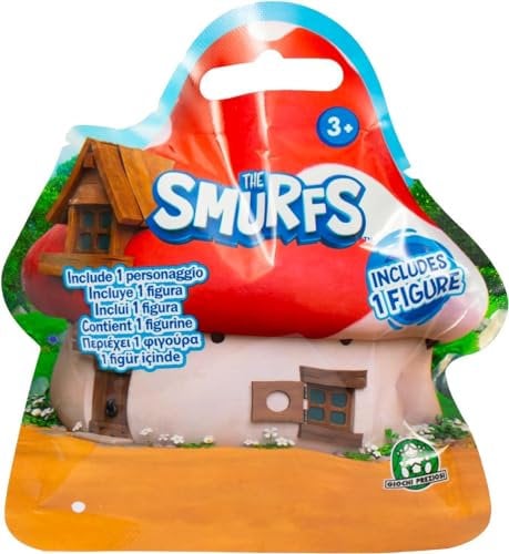 The Smurfs Die Schlümpfe, 1 Figur, 5,5 cm, Überraschung, im Beutel, zufällige Modelle zum Sammeln, Spielzeug für Kinder ab 3 Jahren, PUF11