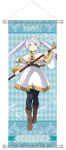 Roffatide Anime Frieren: Beyond Journey's End Frieren Scroll Poster Leinwand Wandgemälde für Home Decor Charaktere Wandkunst für Wohnzimmer Schlafzimmer Büro Restaurant 28x72cm