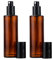 2 Pcs 100ml 3.4oz Upscale Amber Glass Spray Bottles Refillable Fine Mist Spray Bottles Cosmetic Bottles Containers for Essential Oil Aromatherapy Makeup Travel