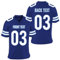 Personalisiert American Football Trikot Personalisierbar Teamname und Nummerm Fußballtrikot Anpassbare Sportuniform für Jugendliche Männer Frauen Geschenk