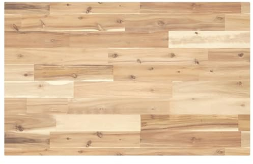 vidaXL Schreibtischplatte Unbehandelt 160x50x4 cm Massivholz Akazie, Arbeitsplatte, Küchen Arbeitsplatte, Ersatztischplatte, Tischplatte