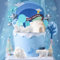 15PCS Eisbären Tortendeko, Eisbären Cake Topper, LED Deko Torte Iglu Cute, Kuchen Deko Winter, Kuchen Topper für Bär Baby Shower Deko, Geburtstag, Winter Party Supplies