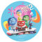 dekora - Decorazione per Torte Compleanno - Cake Topper di Inside Out 2 da 20 cm - Disco di Ostia Commestibile per Torta Senza Glutine, Senza Zuccheri Aggiunti, Senza Lattosio - Adatto ai Vegetariani