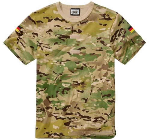 BWuM Bundeswehr Tropenshirt Camouflage mit Flaggen & Klett