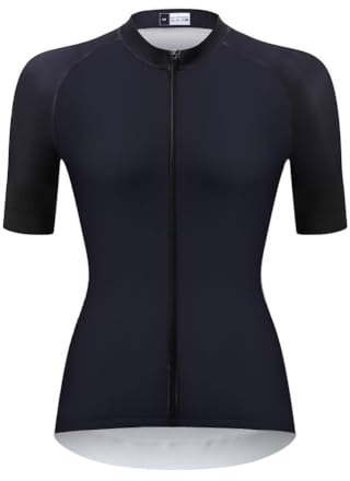 UGLY FROG UKdxnv Women's Cycling Jersey Top, Cycling Short Sleeve Shirt, Breathable and Quick Drying with 3 Pockets