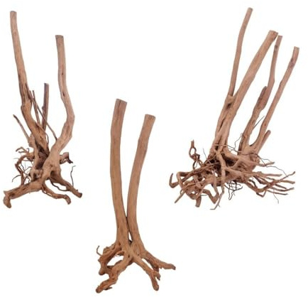 AquaOne Stump Wurzel L 1 Stück Aquarium Wurzel Holz Deko Aquascaping Dekoration Landschaft Mangrove Moorkien Moorwood Moos Natur Echtholz