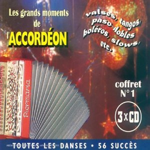 Coffret Les Grands Moments de l'accordéon : Volume 1 / Volume 2 / Volume 3