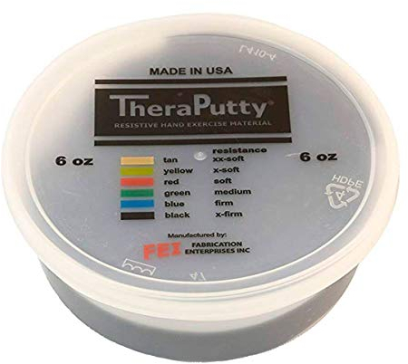 CanDo Antimikrobielle CanDo TheraPutty-Knetmasse - 170 g - schwarz (sehr schwer)