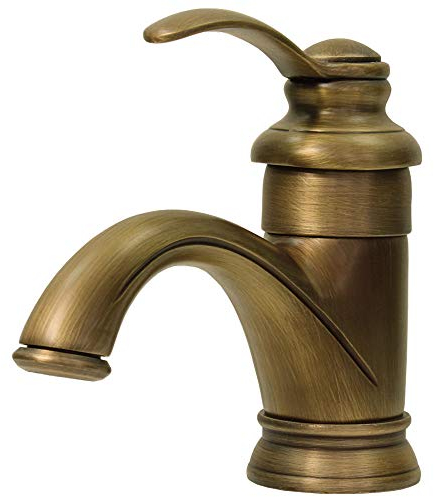 Nostalgie Retro Einhebel Waschbecken Armatur Antik Messing von Sanlingo