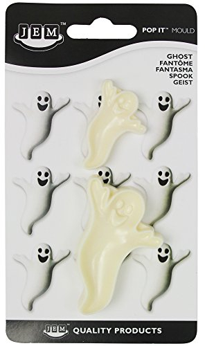 JEM Molde Pop-it para Decoración de Fondant de Halloween - Fantasmas