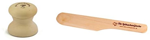 Neustanlo® Lebkuchenglocke Spar-Set mit Spatel Lebkuchenformer Lebkuchenform Lebkuchen Form (4 cm inkl. Spatel)