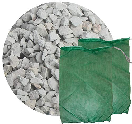 Schicker Mineral Zeolith Filterset mit Filternetzbeutel (25 kg Zeolith-Aqua und 2 Filtersäcke), Wasseraufbereiter, Filtermedium für Gartenteich, Schwimmteich, Koiteich, Aquarium (4,0-8,0 mm)